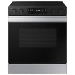 SAMSUNG Samsung Nse6dg8100sr Bespoke 30-in Smart Slide-In Electric Range 6.3-cu ft