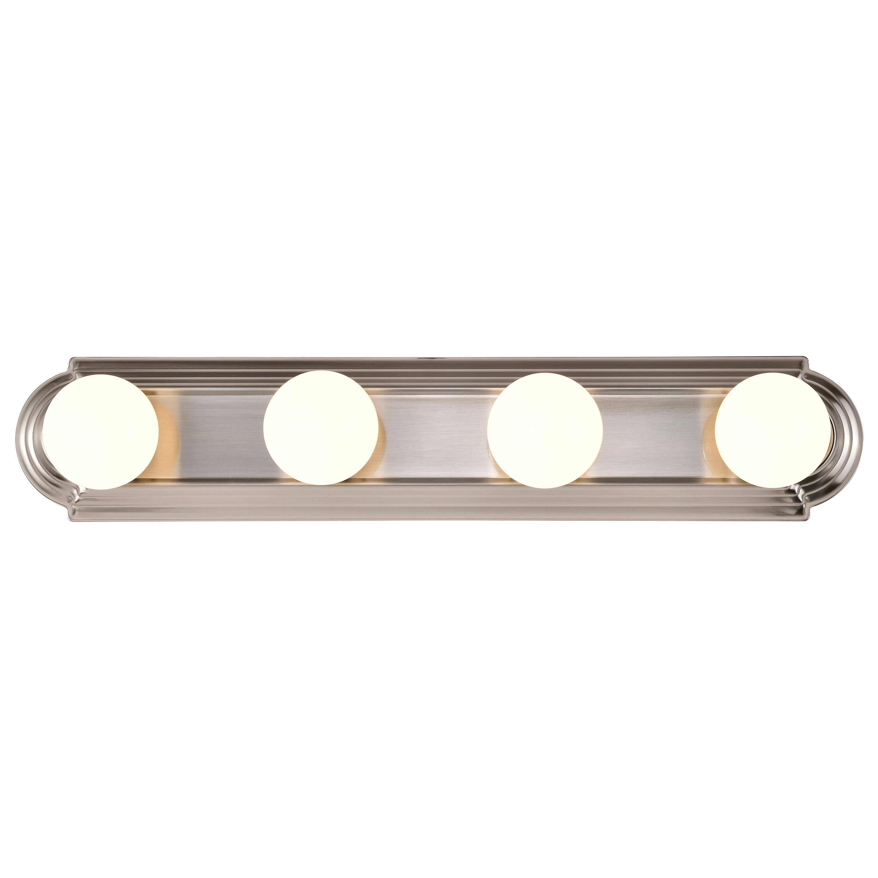 SATCO Satco 60/301 4 Light - 24 - Vanity - Racetrack Style - Brushed Nickel