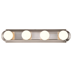 SATCO Satco 60/301 4 Light - 24 - Vanity - Racetrack Style - Brushed Nickel