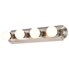 SATCO Satco 60/301 4 Light - 24 - Vanity - Racetrack Style - Brushed Nickel