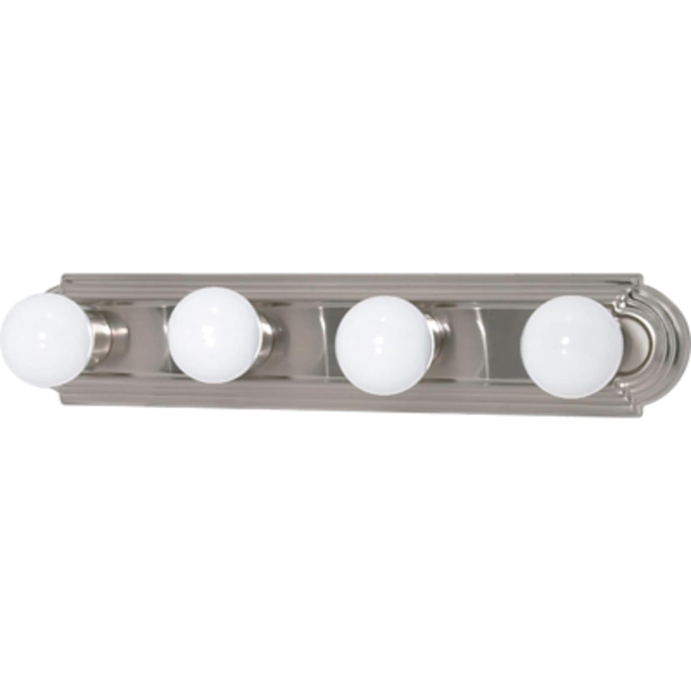 SATCO Satco 60/301 4 Light - 24 - Vanity - Racetrack Style - Brushed Nickel