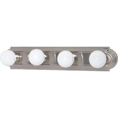 SATCO Satco 60/301 4 Light - 24 - Vanity - Racetrack Style - Brushed Nickel