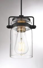 SATCO Satco 60-6733 Nuvo by Satco Antebellum Non-Dimmable Traditional Mini Pendant Light Fixture 60 W