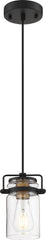SATCO Satco 60-6733 Nuvo by Satco Antebellum Non-Dimmable Traditional Mini Pendant Light Fixture 60 W
