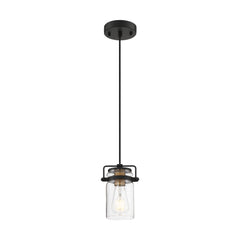SATCO Satco 60-6733 Nuvo by Satco Antebellum Non-Dimmable Traditional Mini Pendant Light Fixture 60 W