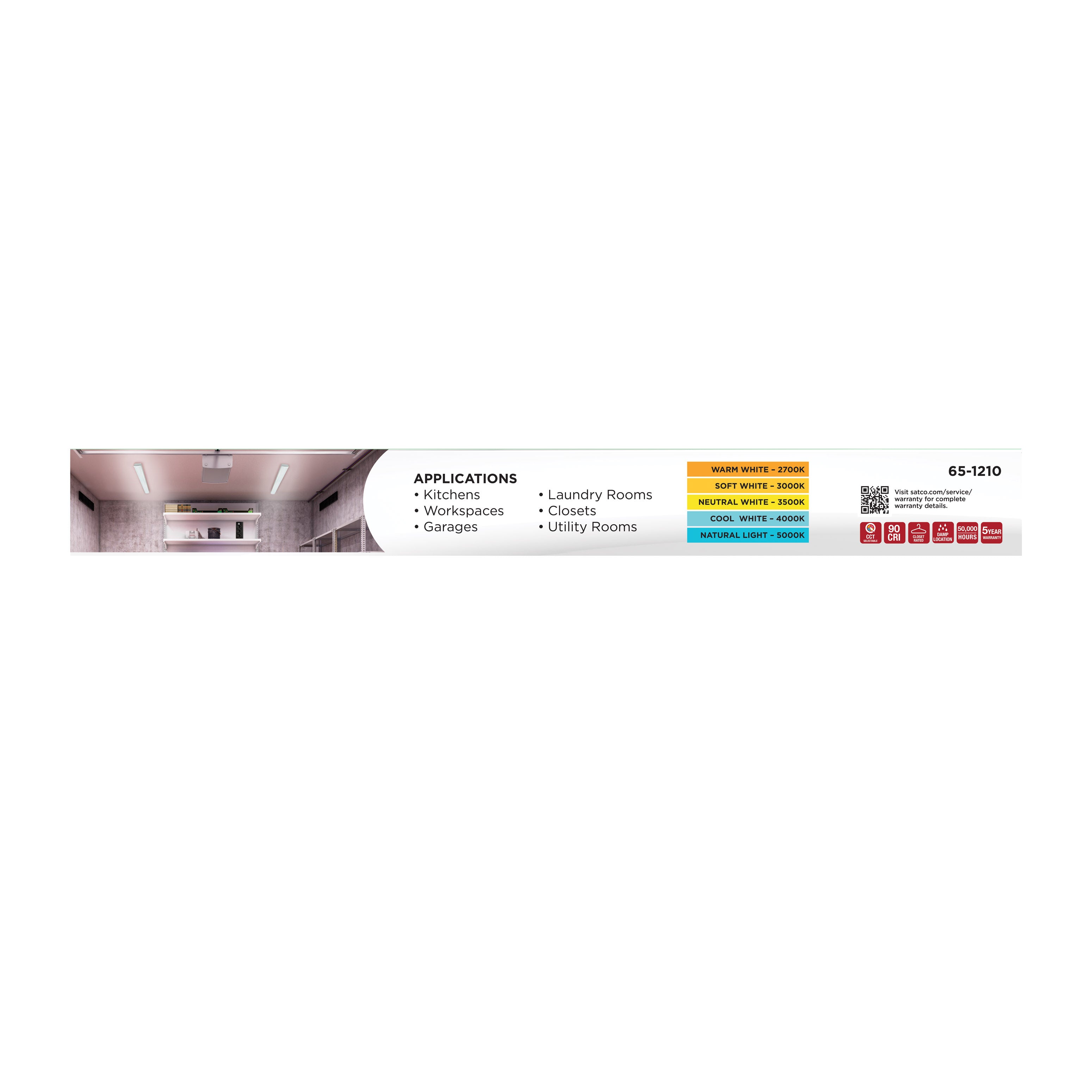 SATCO Satco 65/1210 2ft 20w Led Wrap