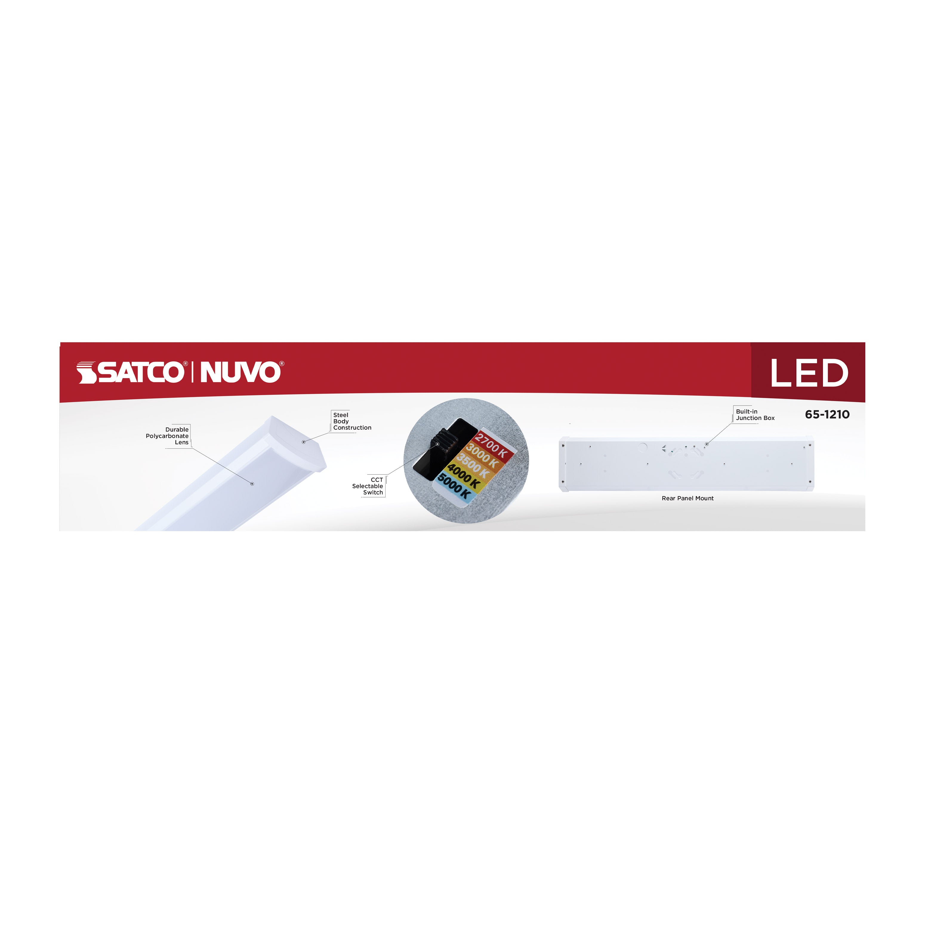 SATCO Satco 65/1210 2ft 20w Led Wrap