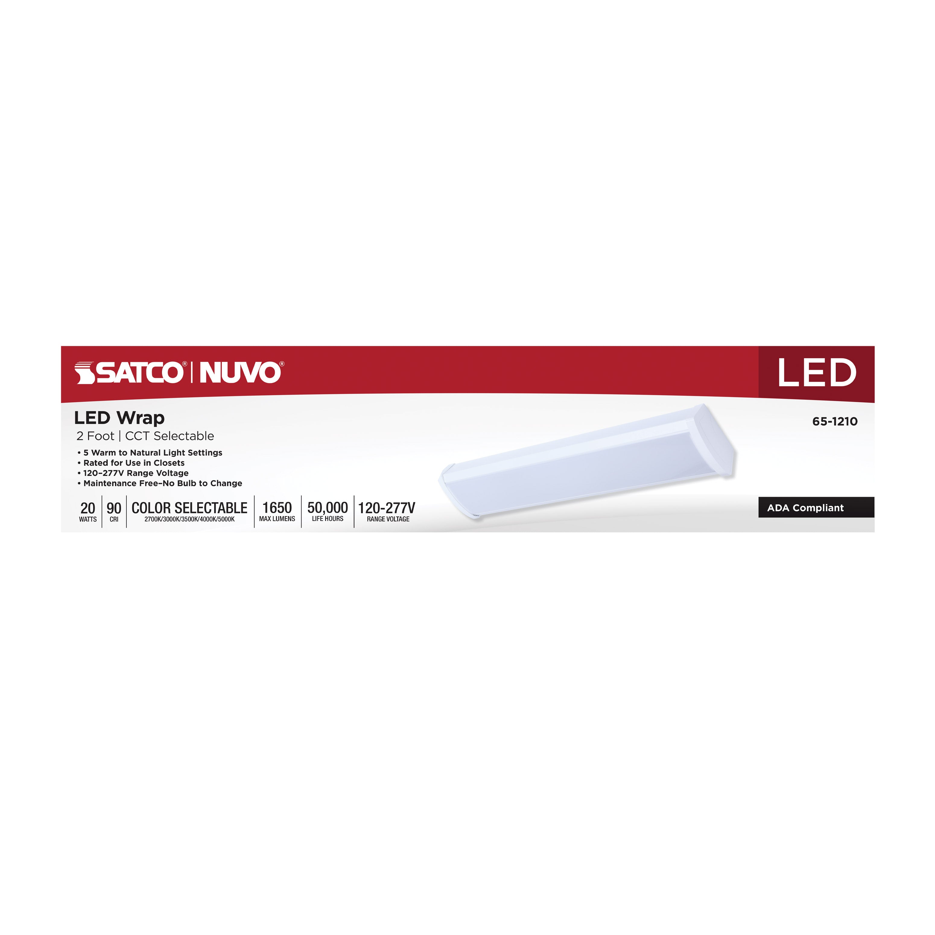 SATCO Satco 65/1210 2ft 20w Led Wrap