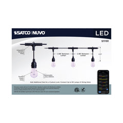 SATCO Satco S11191 LED String Light 48 Foot 9W