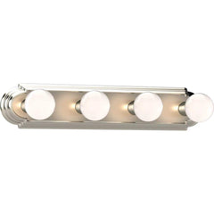 VOLUME LIGHTING Volume Lighting V1124-33 4-Light Brushed Nickel Bathroom Vanity