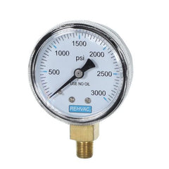 DIVERSITECH Diversitech GA-30 Rehvac High Pressure Replacement Gauge 3000psi