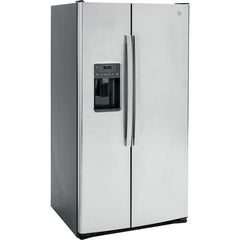 GE APPLIANCES Ge Appliances GSS25GYPFS 25.3-cu ft Standard-Depth 36-in Wide Side-by-Side Refrigerator with Ice Maker, Water and Ice Dispenser