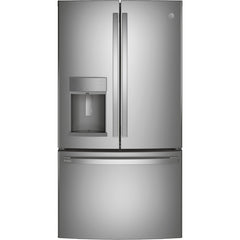 GE APPLIANCES Ge Appliances PYE22KYNFS Profile Energy Star 22.1 Cu. Ft. Counter-Depth French-Door Refrigerator
