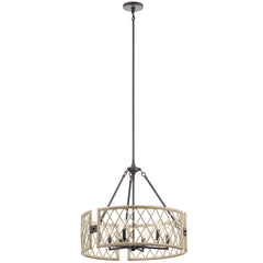 KICHLER Kichler 52077WWW Oana Six Light Chandelier