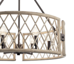 KICHLER Kichler 52077WWW Oana Six Light Chandelier