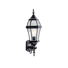 KICHLER Kichler 9791BK Townhouse 1-Light Wall Lantern 100W