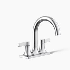 KOHLER Kohler 28124-4K-BN Venza Centerset Bathroom Sink Faucet, 1.0 GPM