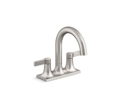 KOHLER Kohler 28124-4K-BN Venza Centerset Bathroom Sink Faucet, 1.0 GPM