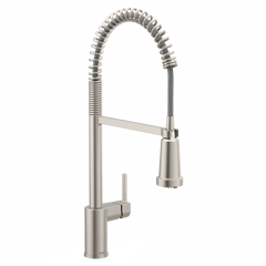 MOEN Moen F5923BL Align Pre-Rinse Spring Kitchen 3 In 1 Water Filtration Faucet
