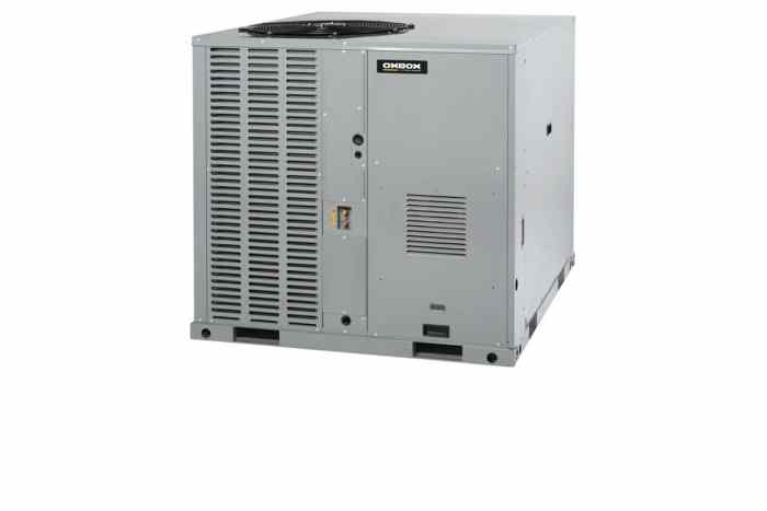 Oxbox Oxbox 2-Ton 24000 BTU R-454B 13.4 SEER2 Packaged Heat Pump - J5PH4024A1000A+5JAYHTR1P05BKA
