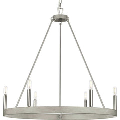 PROGRESS LIGHTING Progress Lighting P400302-009 Galloway 6 Light 30 inch Chandelier