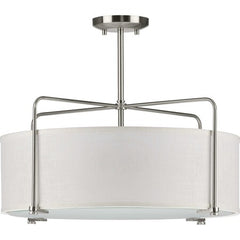 PROGRESS LIGHTING Progress Lighting P350110-009 Kempsey 60W 3-Light Medium Incandescent Semi-Flush Mount Ceiling Fixture