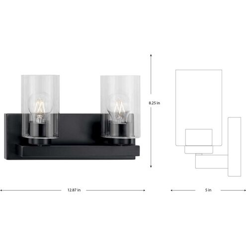 PROGRESS LIGHTING Progress Lighting P300387-31M Goodwin 2 Light Mabl Mod Van L