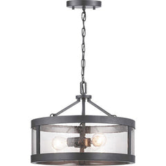 PROGRESS LIGHTING Progress Lighting P350119-143 Gresham 180W 3-Light Incandescent Semi-Flush Mount Ceiling Fixture