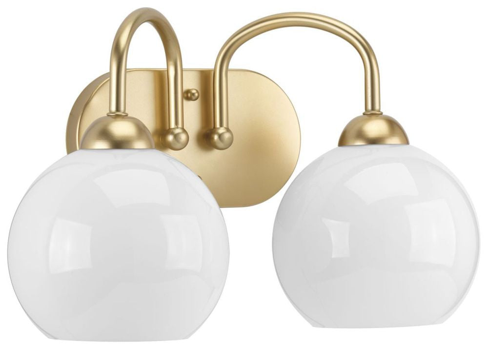 PROGRESS LIGHTING Progress Lighting P300085-078 Carisa 2-Light 75W Vanity Fixture