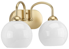 PROGRESS LIGHTING Progress Lighting P300085-078 Carisa 2-Light 75W Vanity Fixture