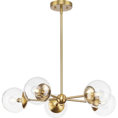 PROGRESS LIGHTING Progress Lighting P400325-109 Atwell 5 Light 28 inches Wide Chandelier