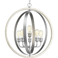 PROGRESS LIGHTING Progress Lighting P500094-141 Conestee 28 in. 360W 6-Light Pendant Light