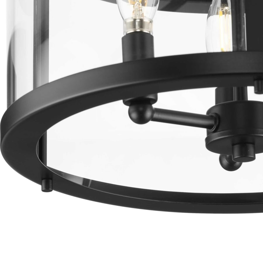 PROGRESS LIGHTING Progress Lighting P350231-009 Gilliam Collection 13 in. Three-Light Semi-Flush Mount