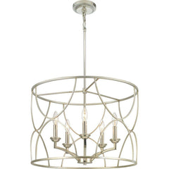 PROGRESS LIGHTING Progress Lighting P400178-134 Landree 23 in. 60W 5-Light Candelabra E-12 Incandescent Chandelier