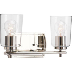 PROGRESS LIGHTING Progress Lighting P300155-104 Adley 60W 2-Light Medium E-26 Incandescent Vanity Fixture