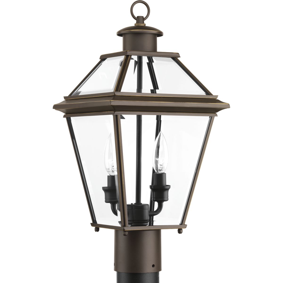 PROGRESS LIGHTING Progress Lighting P6437-20 Burlington 60W 2-Light Post Mount Lantern