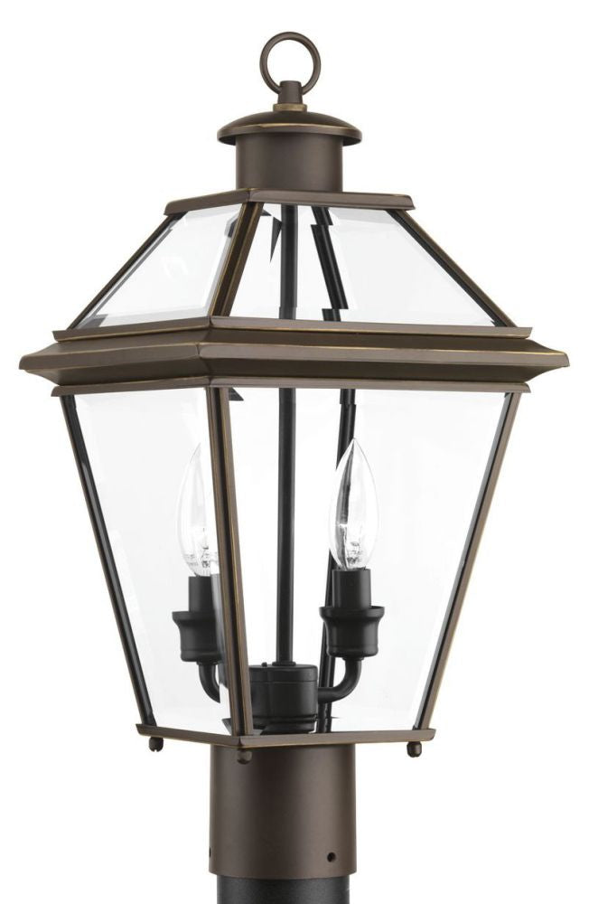 PROGRESS LIGHTING Progress Lighting P6437-20 Burlington 60W 2-Light Post Mount Lantern