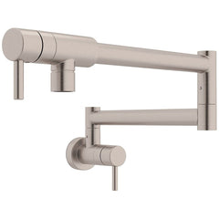 ROHL Rohl QL66L-STN-2 Modern Pot Filler Satin Nickel
