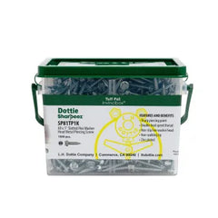 LH DOTTIE Lh Dottie SP81TP1K #8 x 1 feet' Slotted Hex Washer Head Metal Piercing Screw (1000pc Tuff Pail)