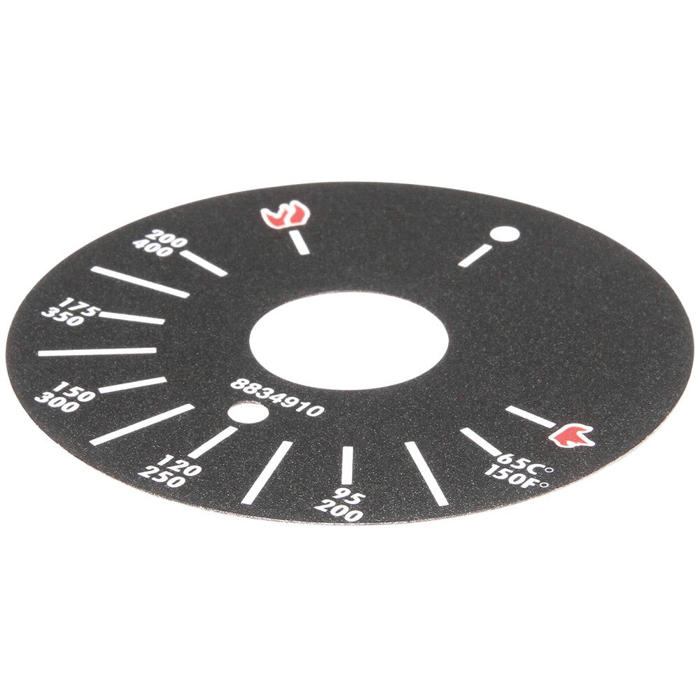 APW WYOTT Apw Wyott 8834910 Dial Plate Decal for Thermostatic Griddle (1 Each) Replacement 8834910