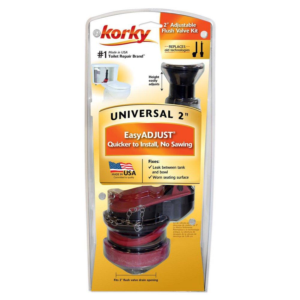 LAVELLE INDUSTRIES Lavelle Industries 4030PK Korky Single 3-5 gpf Plastic Rubber Flush Valve Assembly