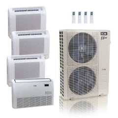 ACIQ ACIQ ACIQ-48Z-HH-M6C 48,000 BTU ACiQ Extreme 23 SEER2 4 Zone Floor Mount Mini Split Heat Pump System - R454B | 230V