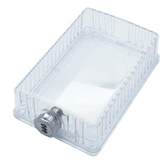 IO HVAC CONTROLS Io Hvac Controls iO-TGL-COMBO TGL Clear Universal Thermostat Cover Guard With Combination Lock Box 9 inchesL x 5.95 inchesW x 2.65 inchesH