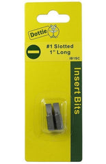 LH DOTTIE Lh Dottie IB1SC Insert Bit #1 Tip Size Slotted 1 in. 2 Pieces