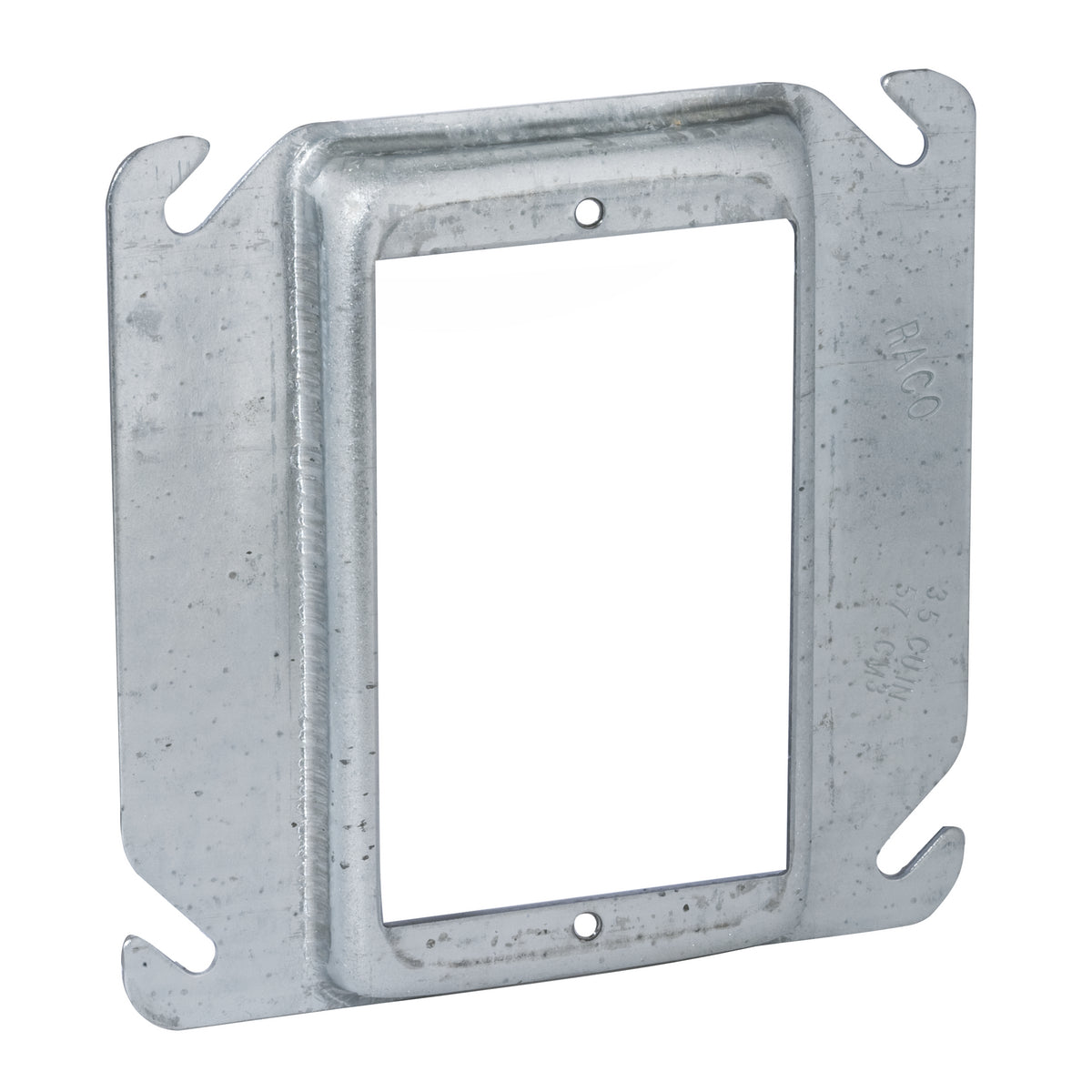 RACO Raco 782 4 in. Square Single Device Covers, Raised 1/2 in. Tile