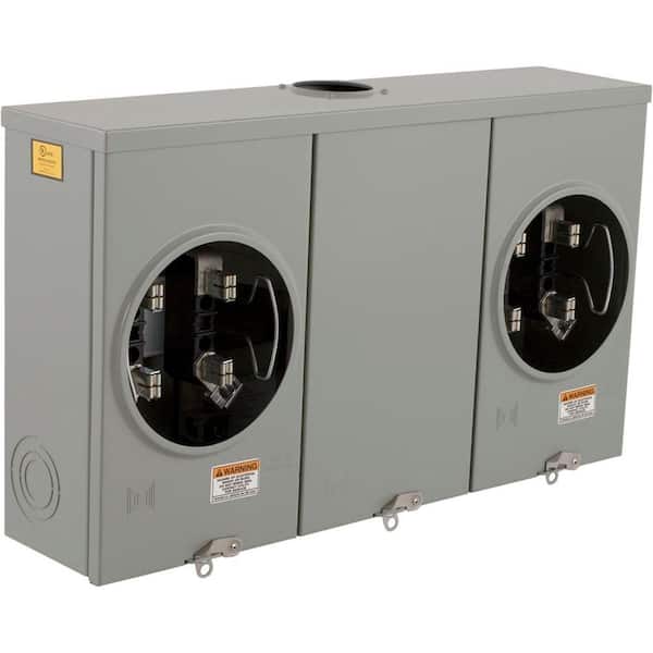 SCHNEIDER ELECTRIC Square D UT2R2122B meter socket 200 amp ganged