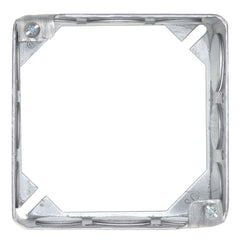 STEEL CITY Steel City 53151-1/2-3/4 4 x1-1/2 Inch Steel Square Extension Ring with 1/2 and 3/4 Inch Knockouts