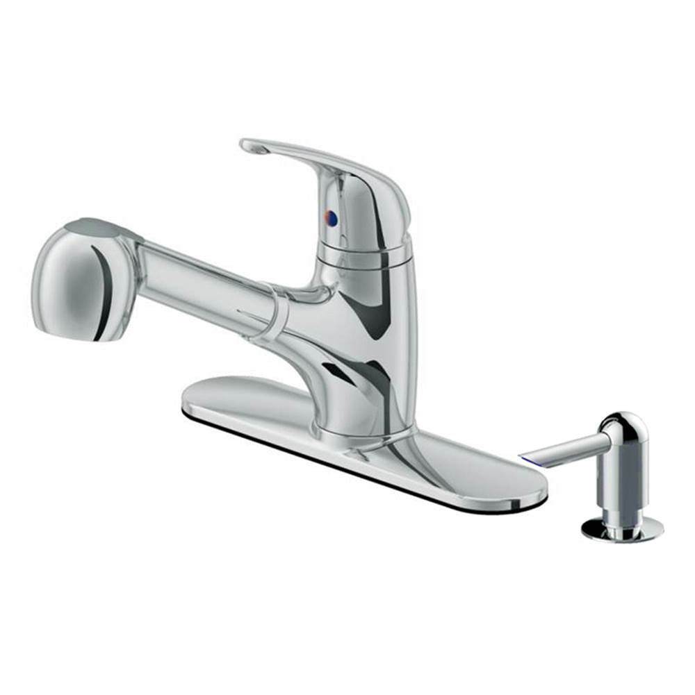 CAHABA Cahaba CA6110CP Single Handle Pull Out Sink with Faucet