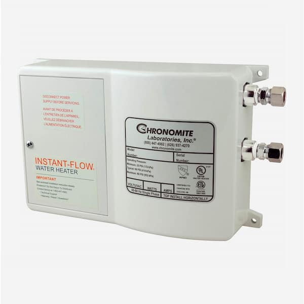CHRONOMITE Chronomite SR-15L/120 Instant-Flow SR-Low Flow Electric Tankless Water Heater, 1800-Watt