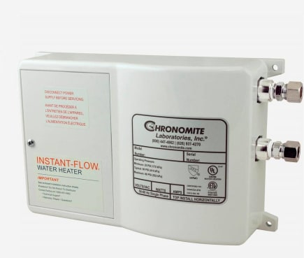 CHRONOMITE Chronomite SR-15L/120 Instant-Flow SR-Low Flow Electric Tankless Water Heater, 1800-Watt